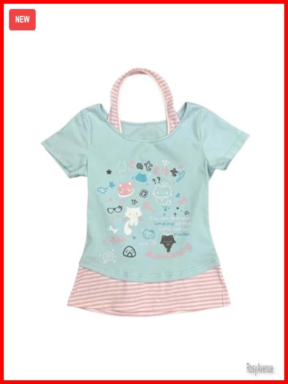 Kawaii Harajuku Y2k Preppy Aesthetic Alt Goth Emo Short Sleeve Graphic Tee